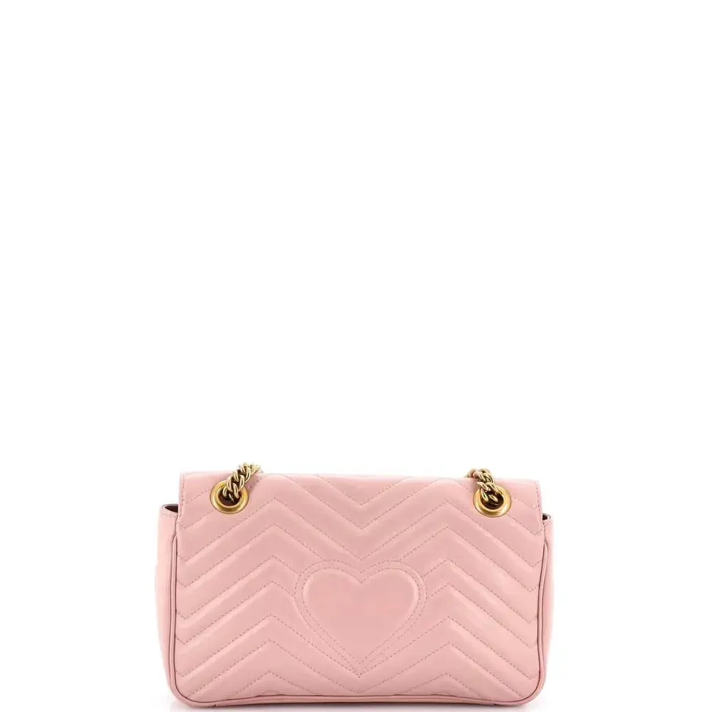Gucci Gg Marmont Flap Bag Matelasse #252675G22B - Picture 3 of 6